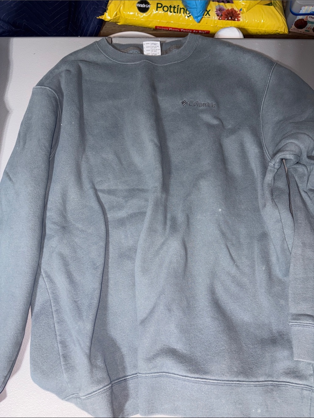 Columbia Men's Crewneck Sweatshirt - Army Green